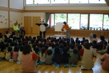 しろうま保育園交通安全教室