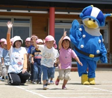 しろうま保育園交通安全教室