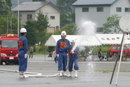 大北消防ポンプ操法・ラッパ吹奏大会