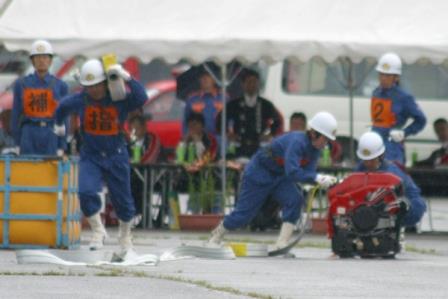 大北消防ポンプ操法・ラッパ吹奏大会