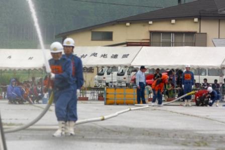 大北消防ポンプ操法・ラッパ吹奏大会
