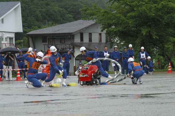 小型ポンプ操作開始