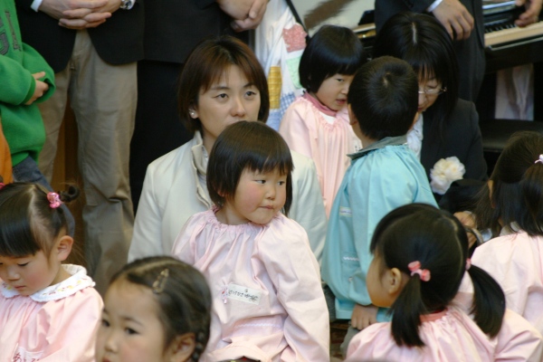入園児と保護者