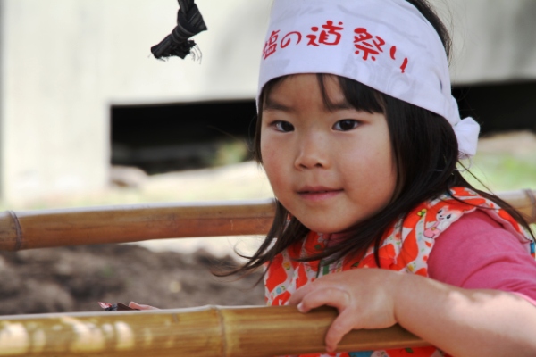 子供かご乗り