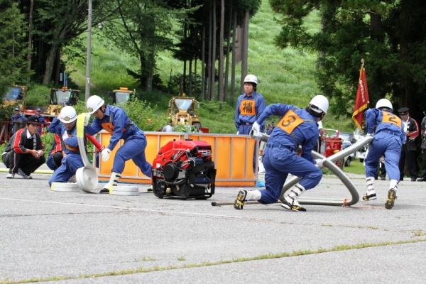 小型ポンプ操作開始