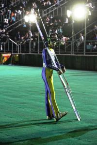ジャンプ後の選手