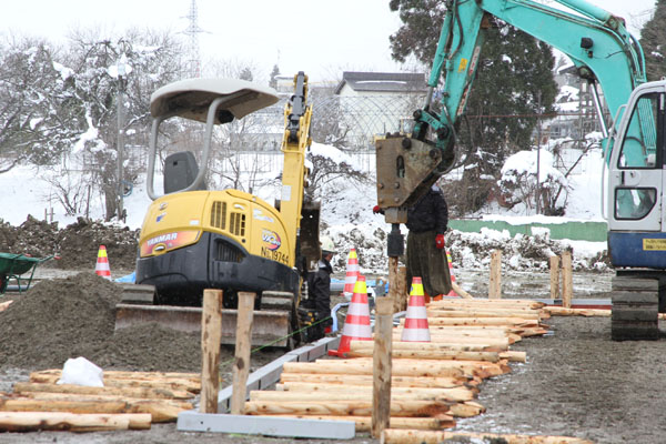重機の作業