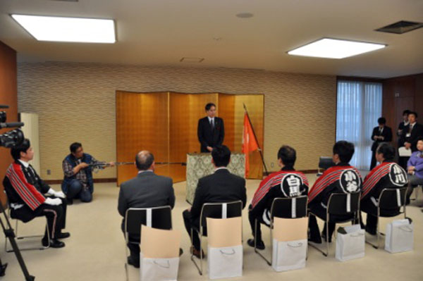 知事表彰挨拶