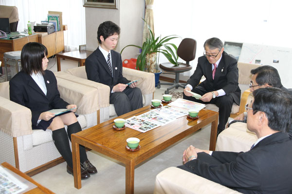村長との懇談
