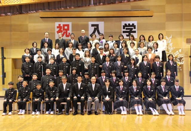 中学校入学式
