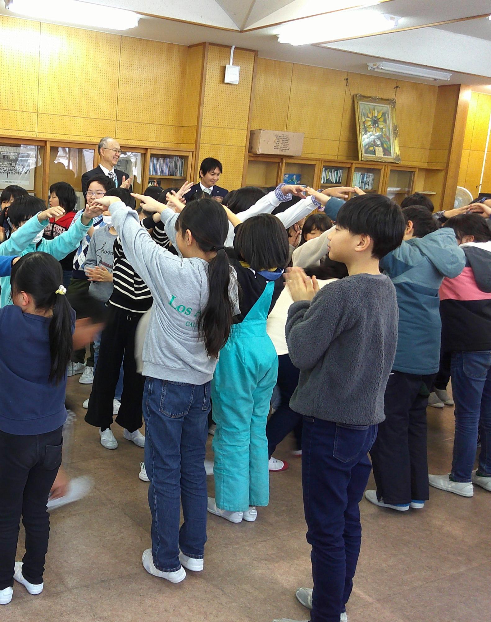 白馬北小・太地小スキー交流会01