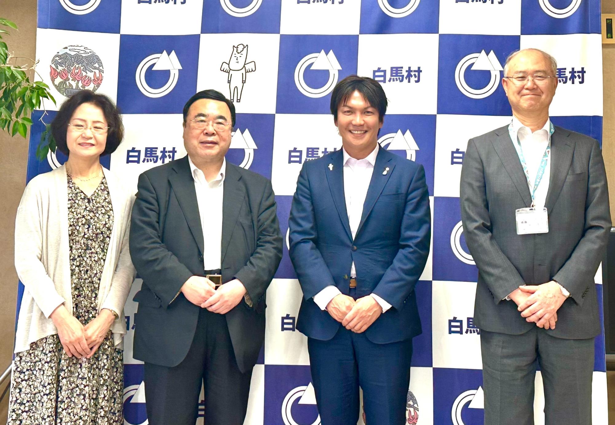 澤先生が来庁されました