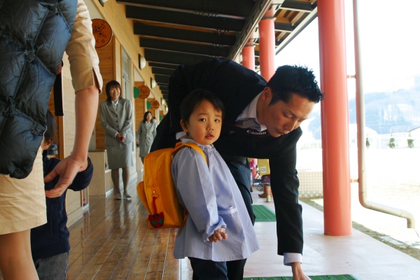 入園児と保護者
