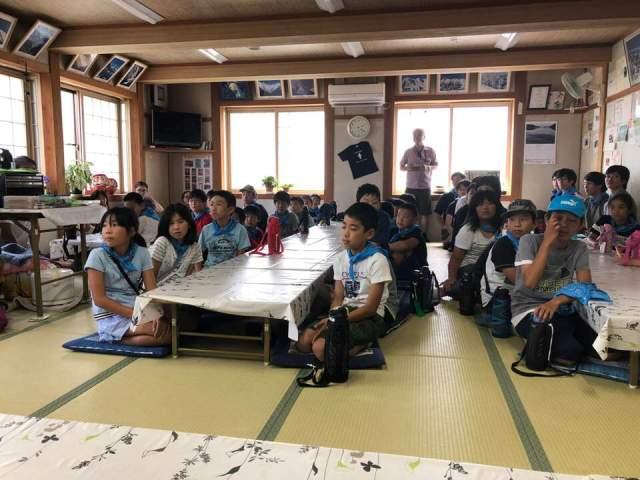 福島からきた沢山の子どもたちの写真