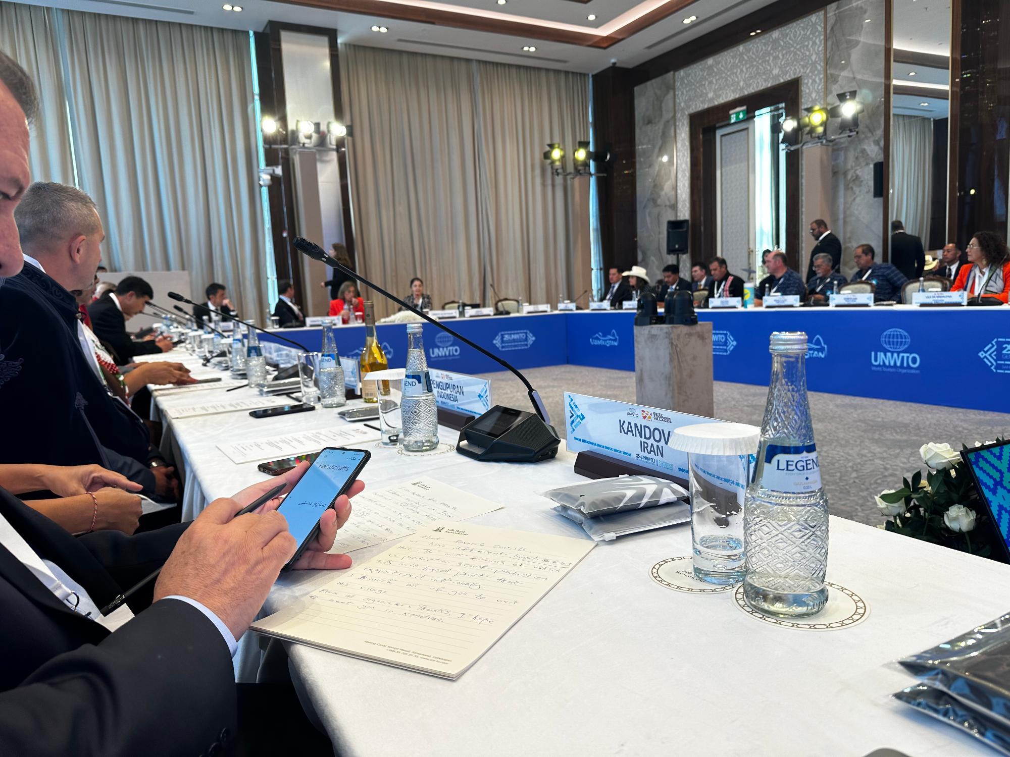 UNWTO国連世界観光機関総会「ベスト・ツーリズム・ビレッジ」表彰式