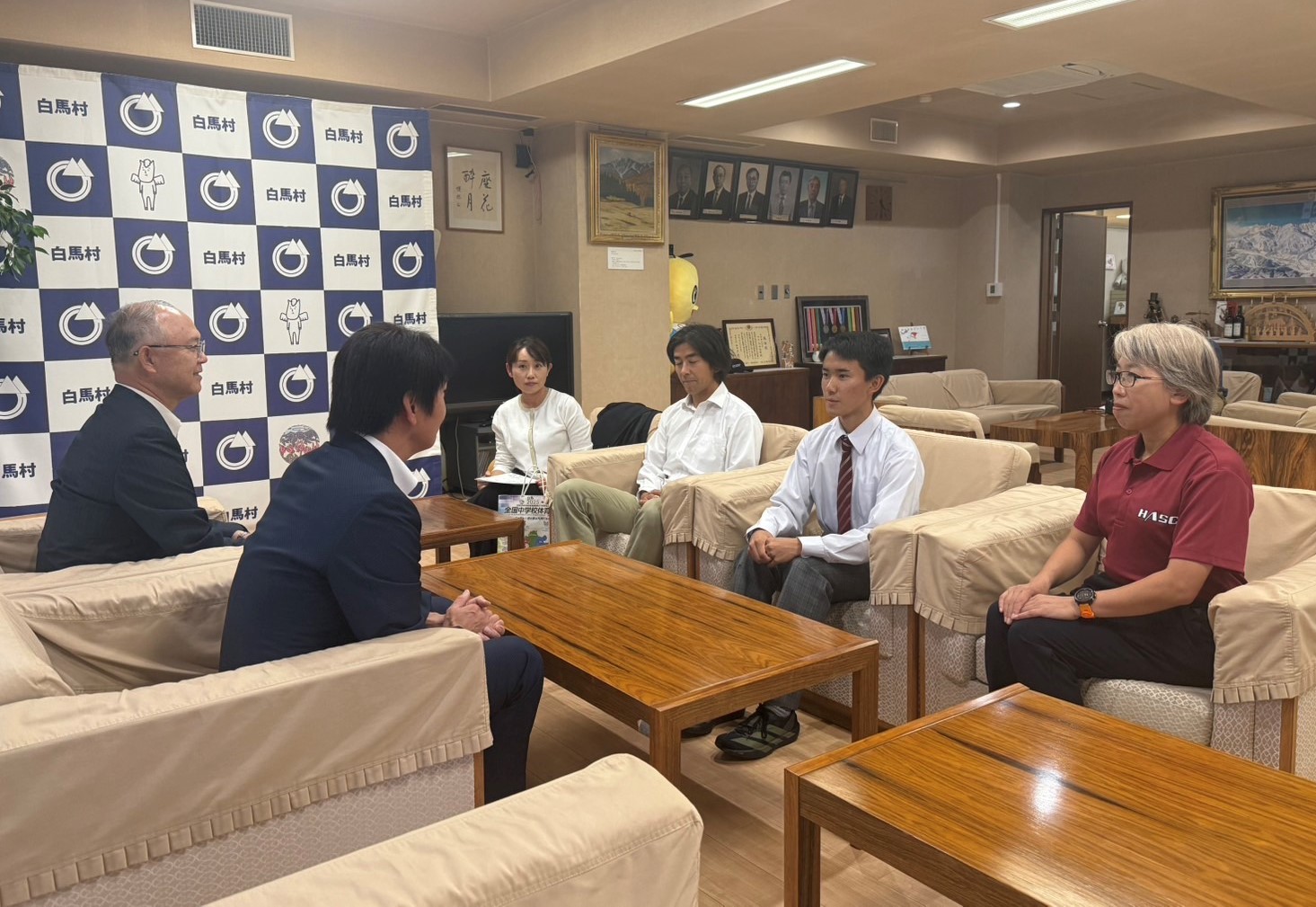白馬中学校の田中翠人選手