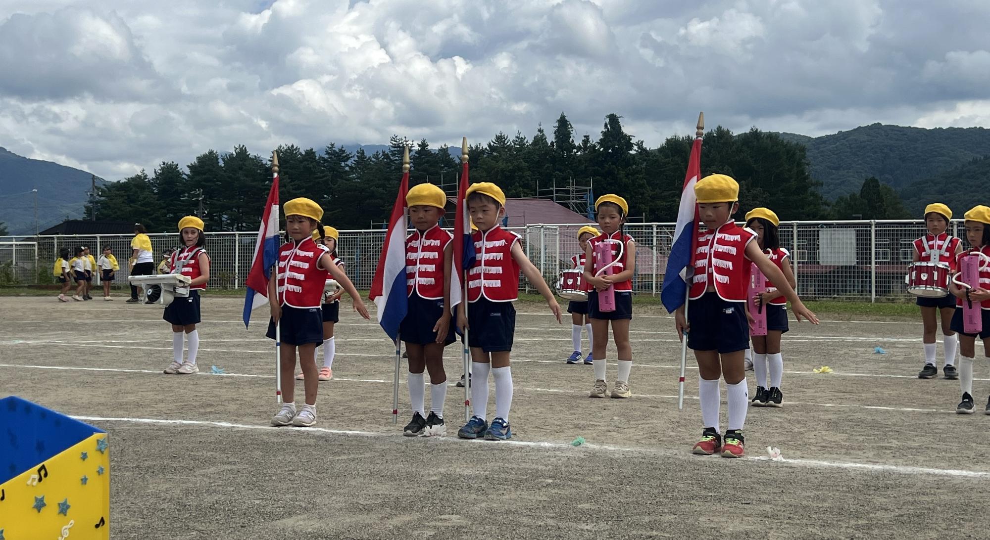 信学会白馬幼稚園の運動会
