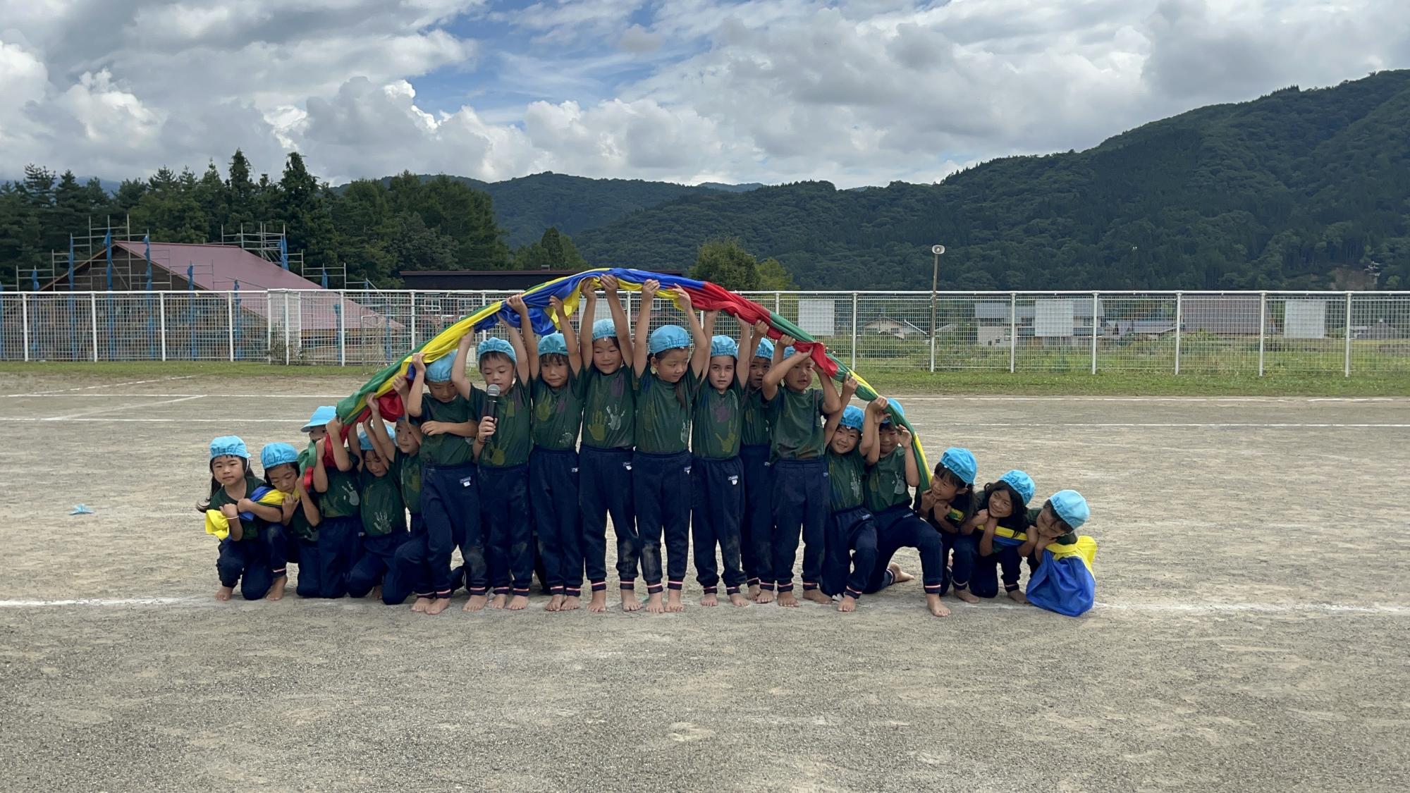信学会白馬幼稚園の運動会