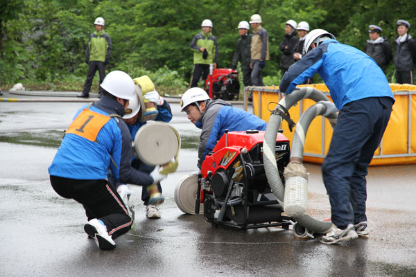 小型ポンプホース延長