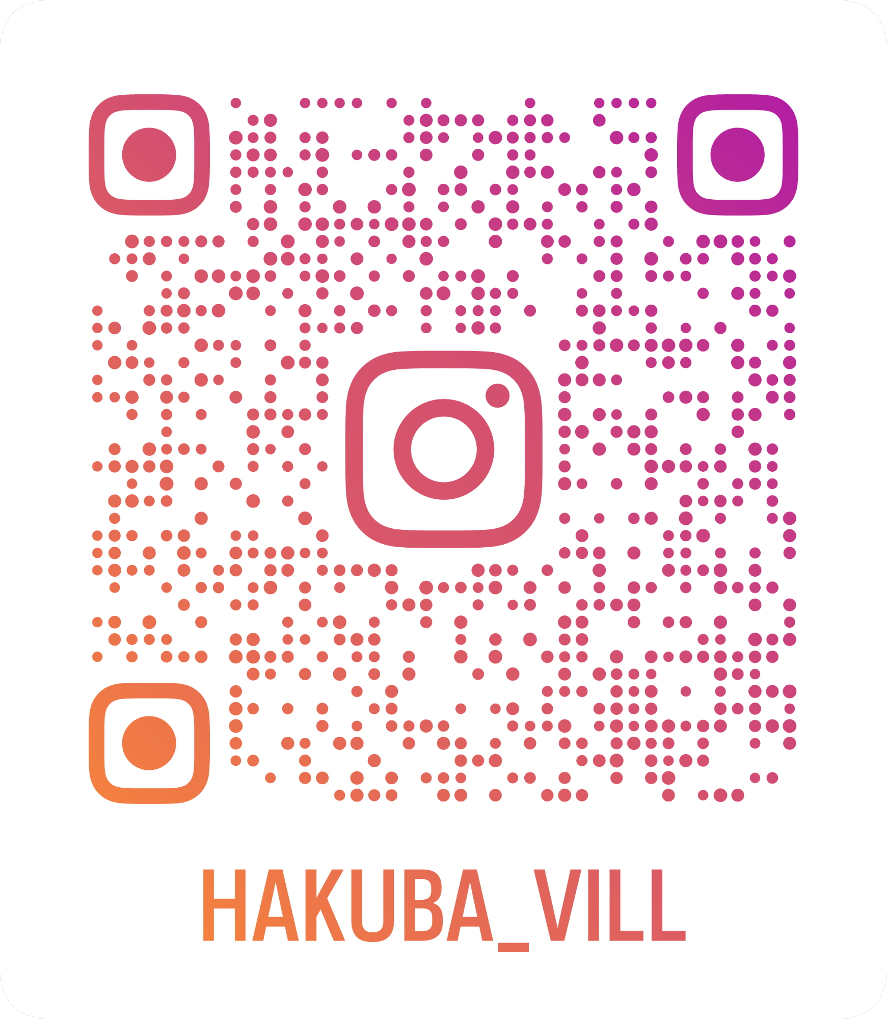 Instagramの二次元コード