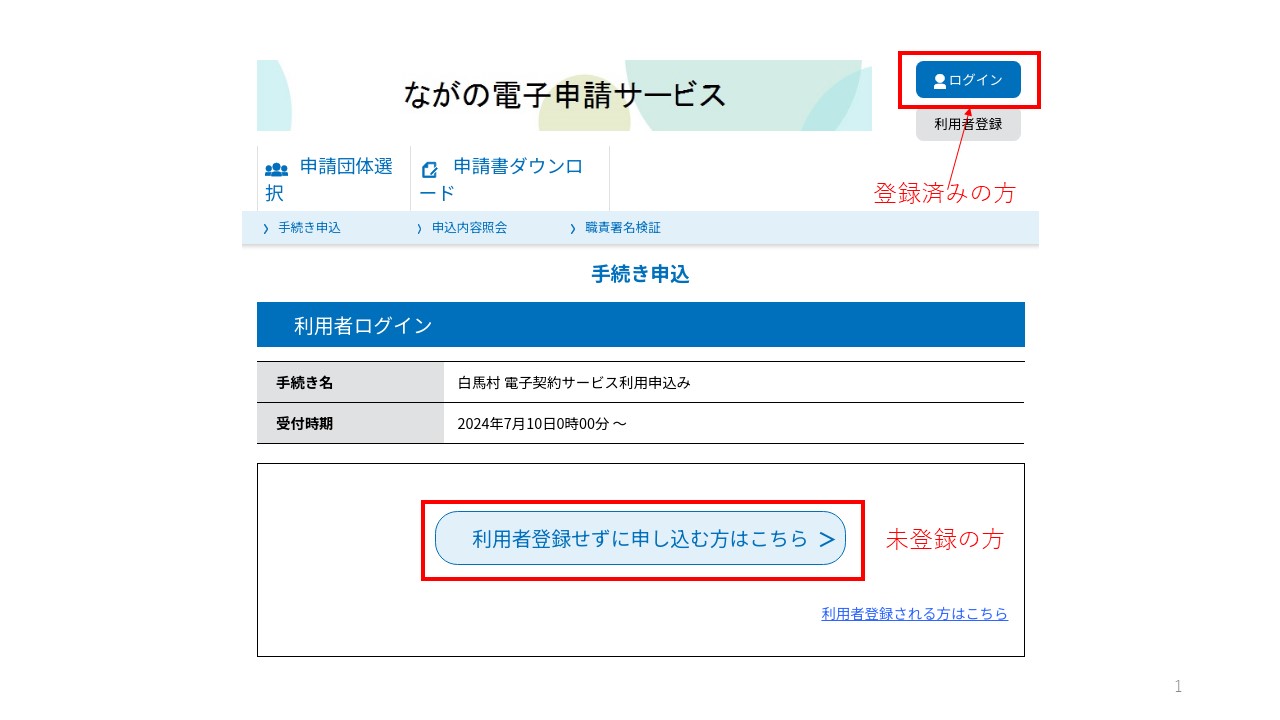 申込方法