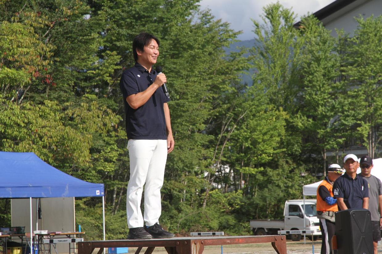 2025年8月24日_陸上選手権大会_村長あいさつ