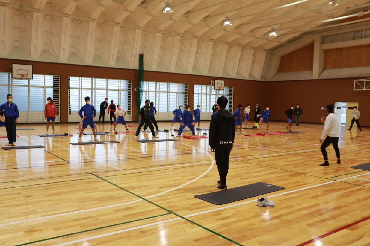 重心移動についての指導