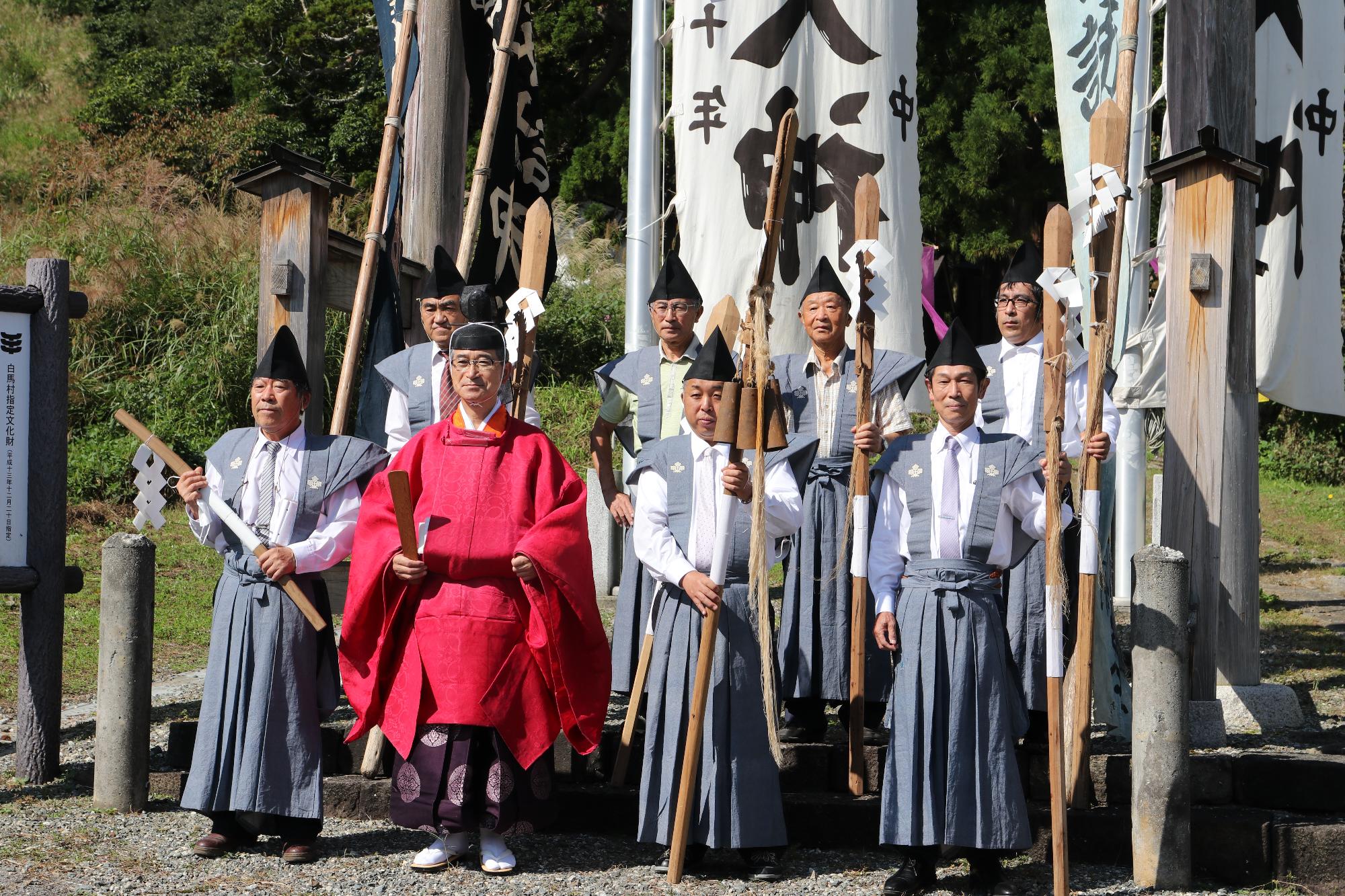 嶺方諏訪社鉄鐸祭礼での利用