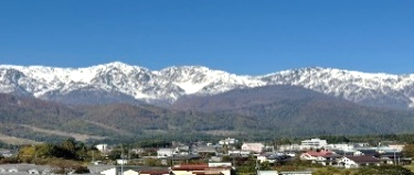 北アルプスの山