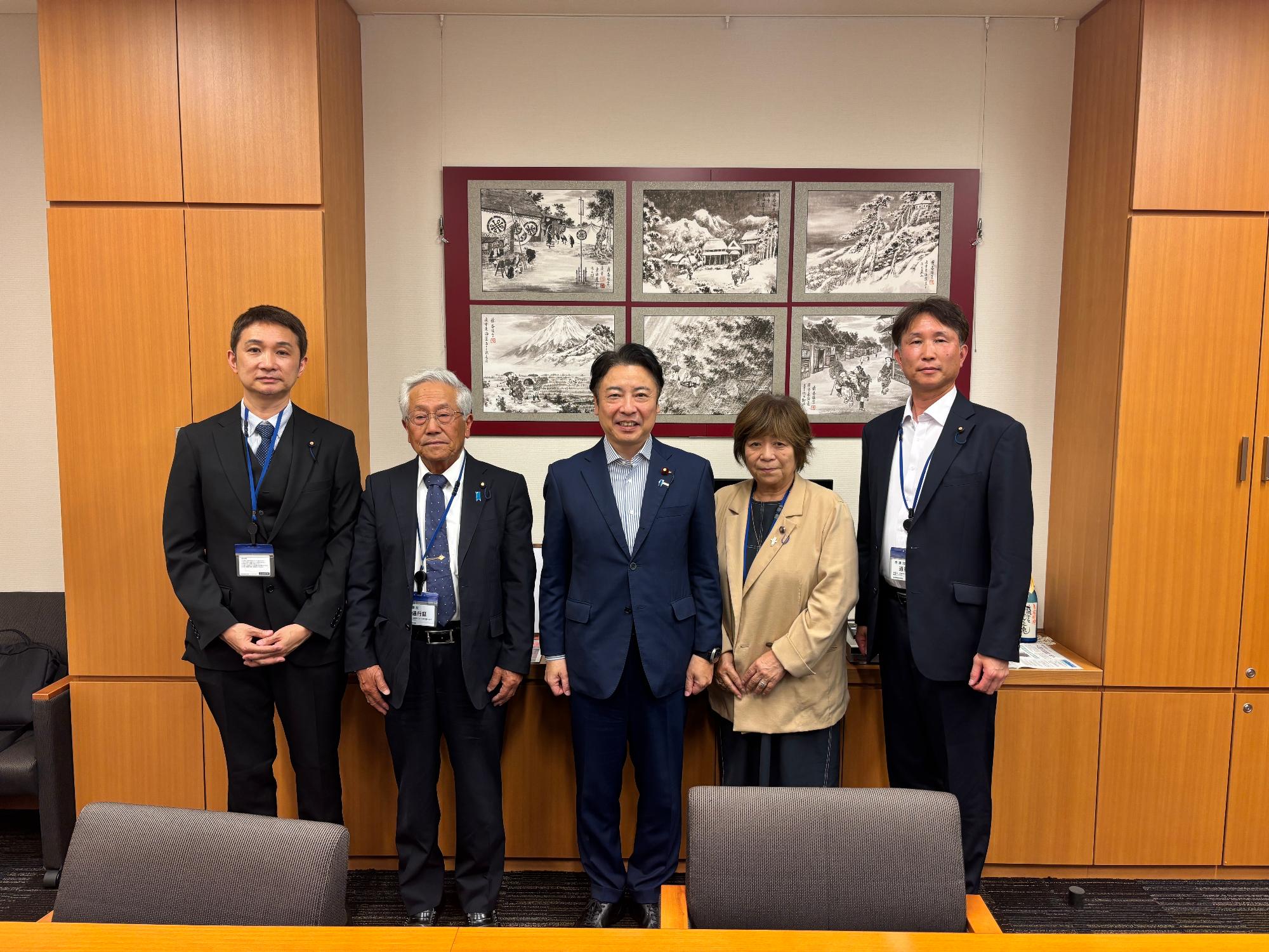 中川宏昌衆議院議員との集合写真