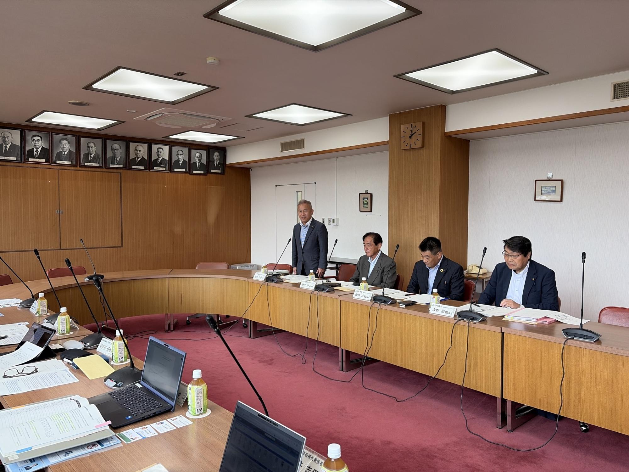神奈川県山北町議会総務環境常任委員長池谷仁宏氏の挨拶