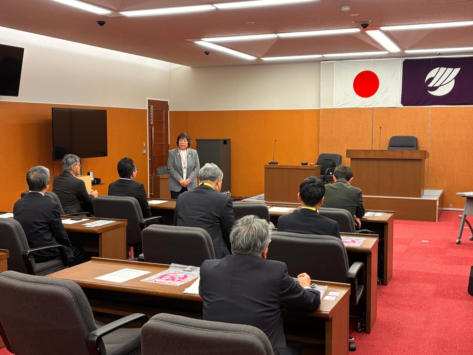 白馬村議会議長からの挨拶