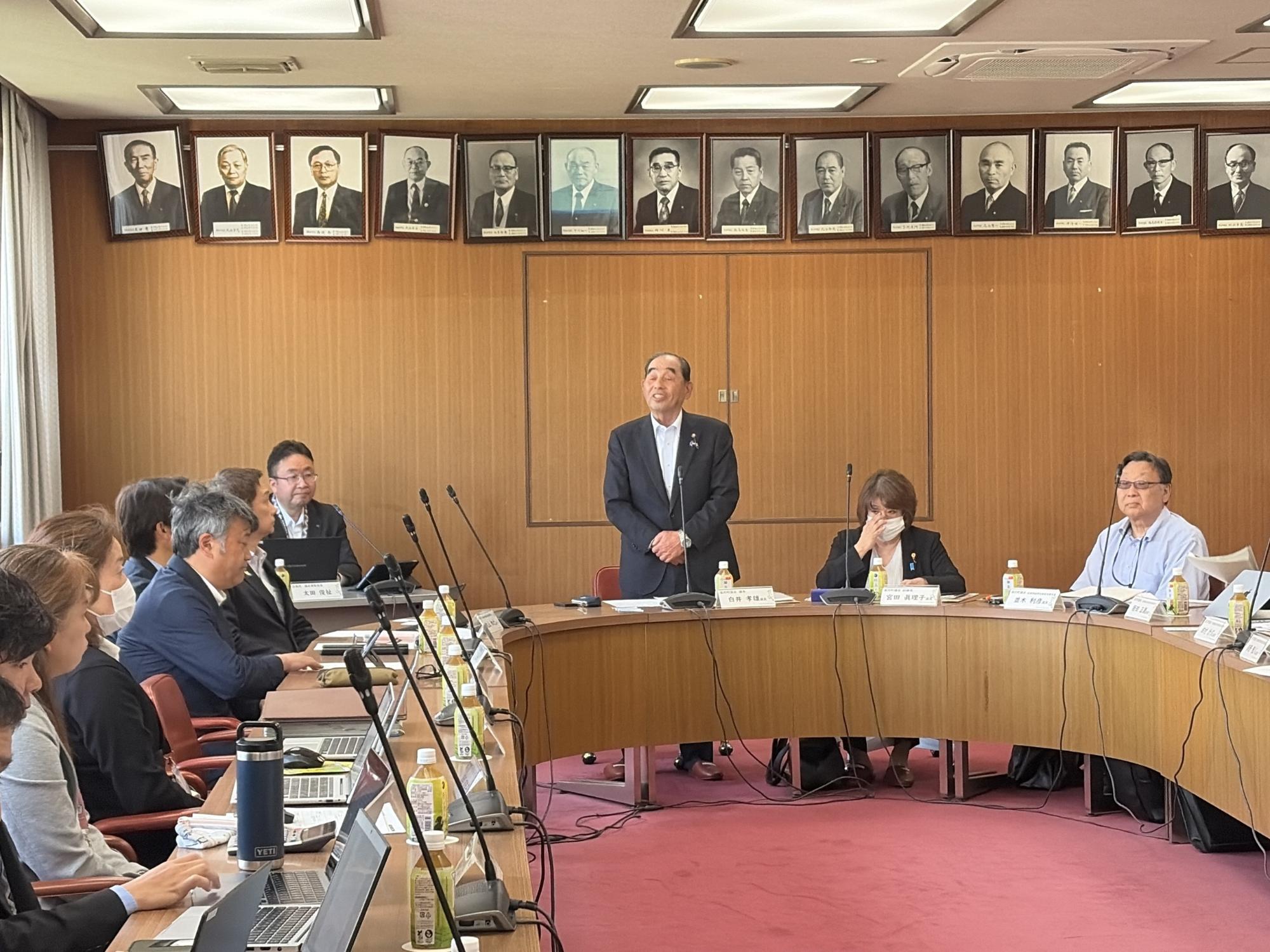 御殿場市議会総務委員長中島宏明氏挨拶
