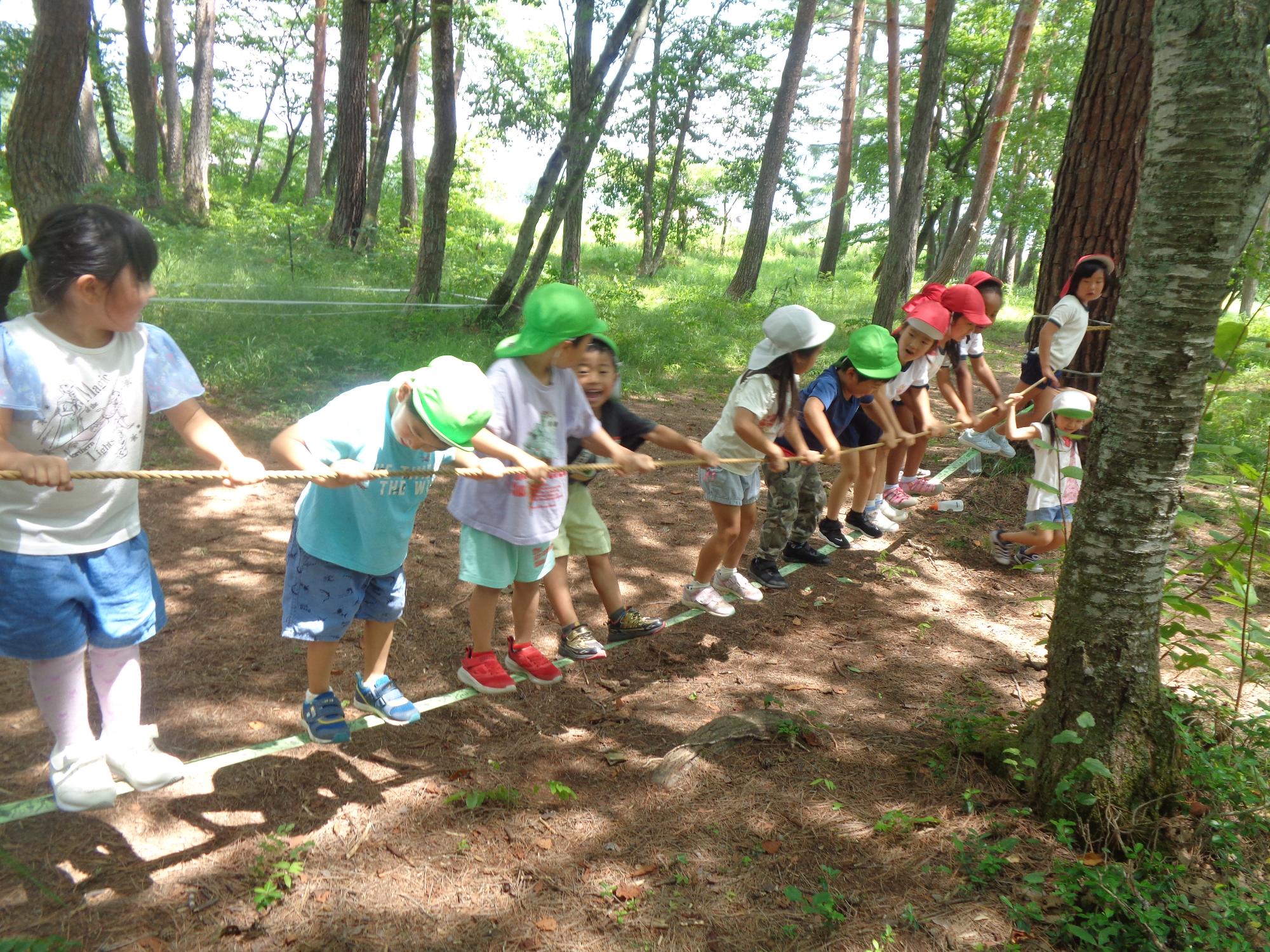 2026年7月21日_保育園_幼稚園交流会_スラックライン