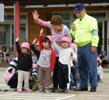 しろうま保育園交通安全教室