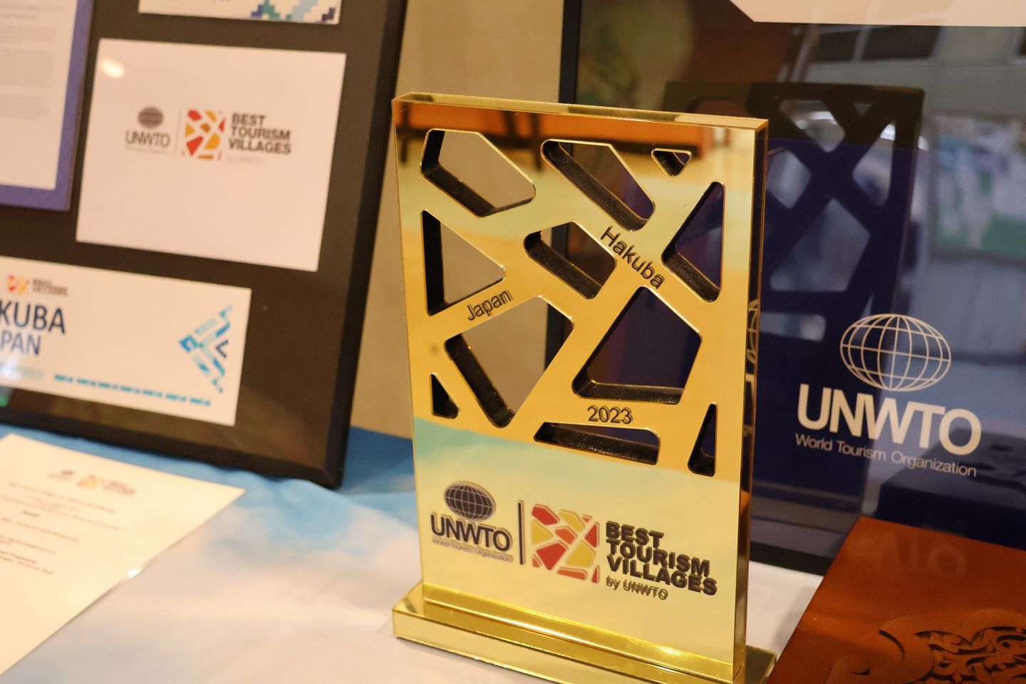 UNWTO国連世界観光機関総会「ベスト・ツーリズム・ビレッジ」表彰式
