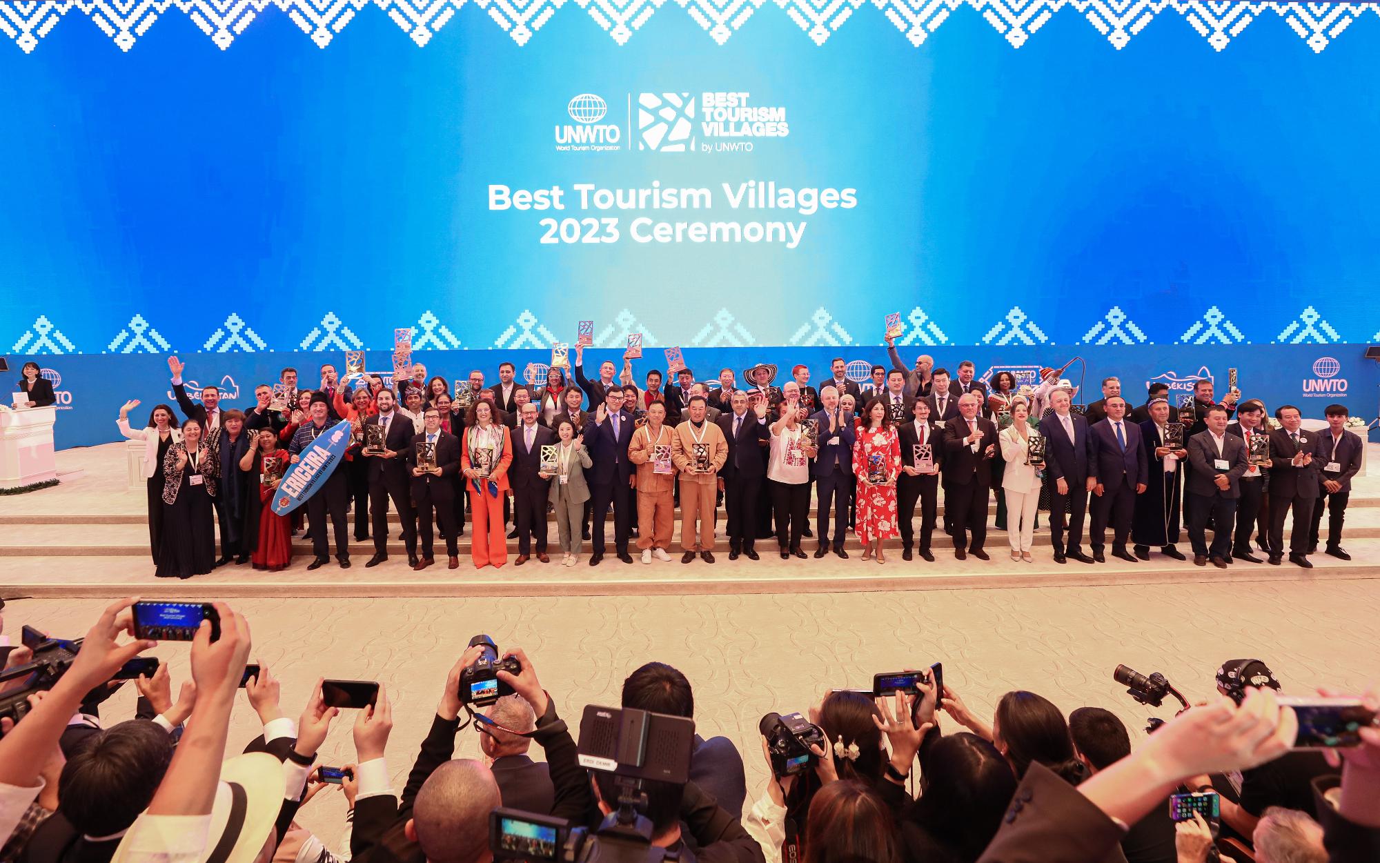 UNWTO国連世界観光機関総会「ベスト・ツーリズム・ビレッジ」表彰式