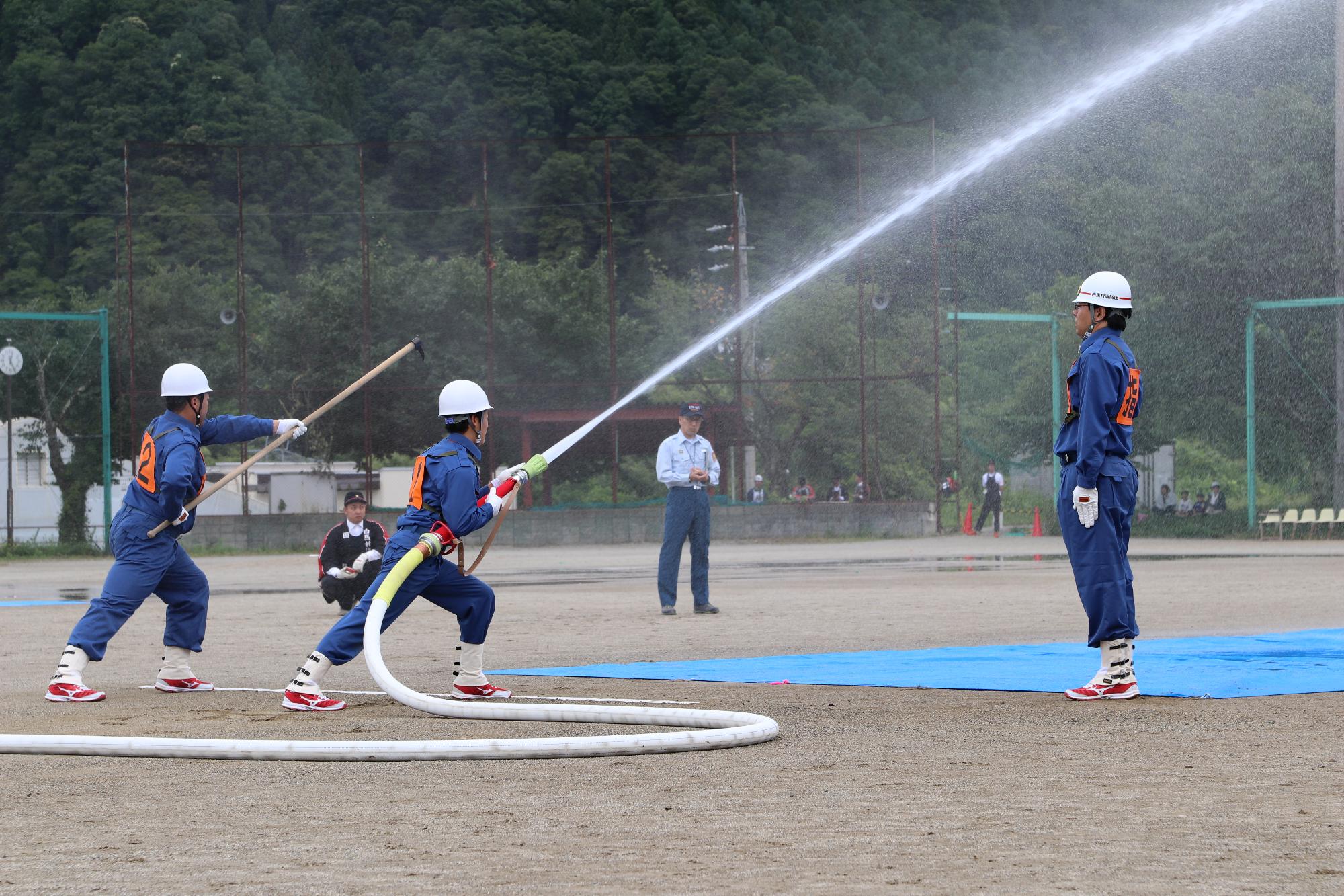 小型ポンプ操法の部