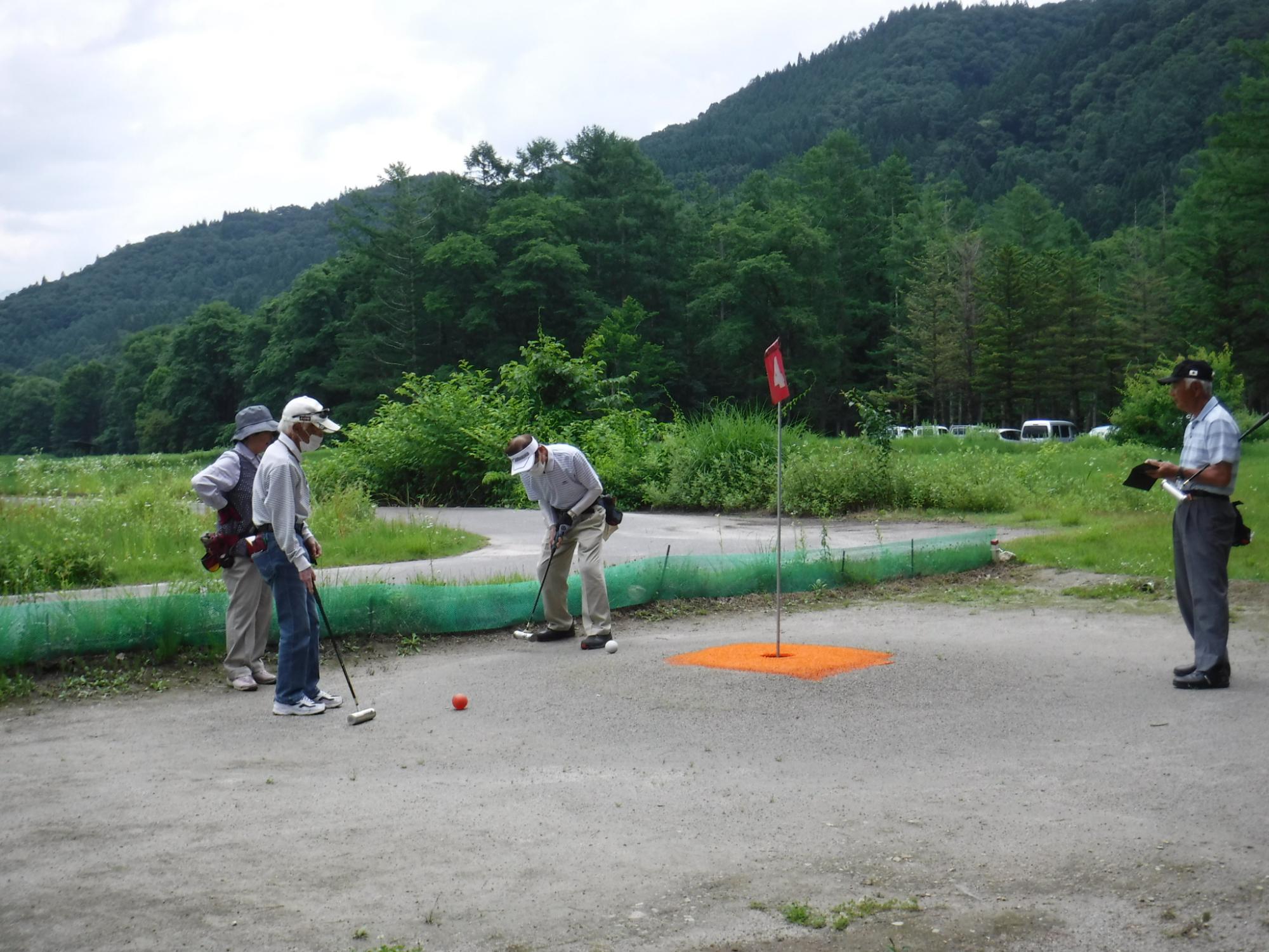 村民マレットゴルフ大会
