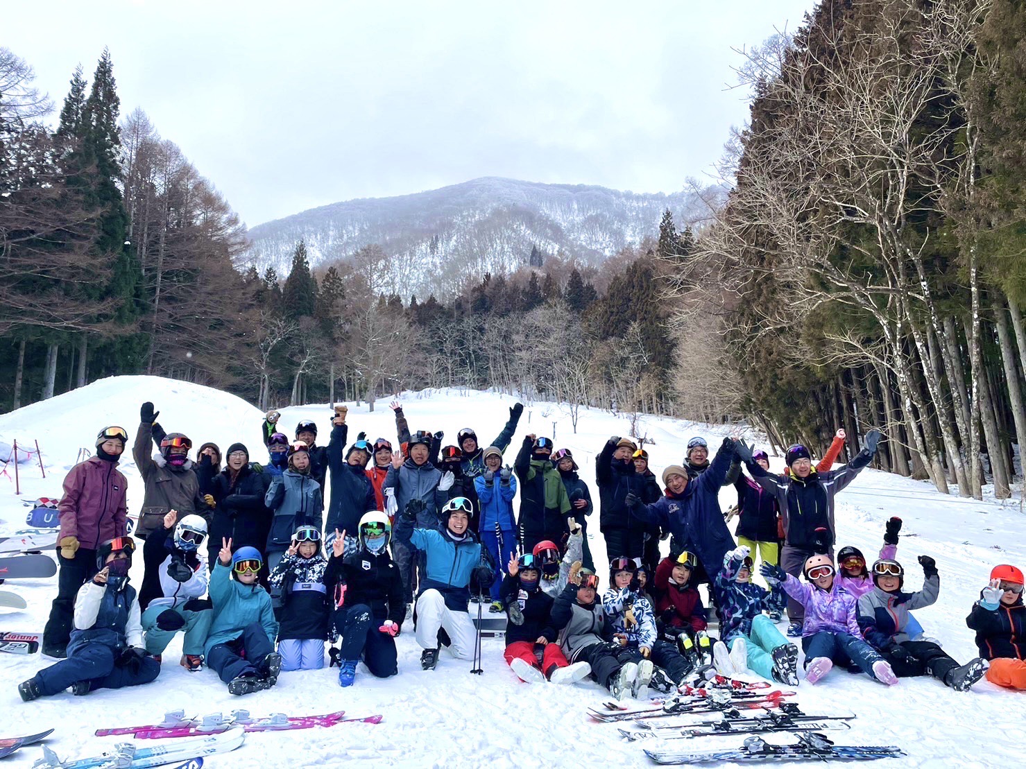 白馬南小学校【裏山スキー場】体験会