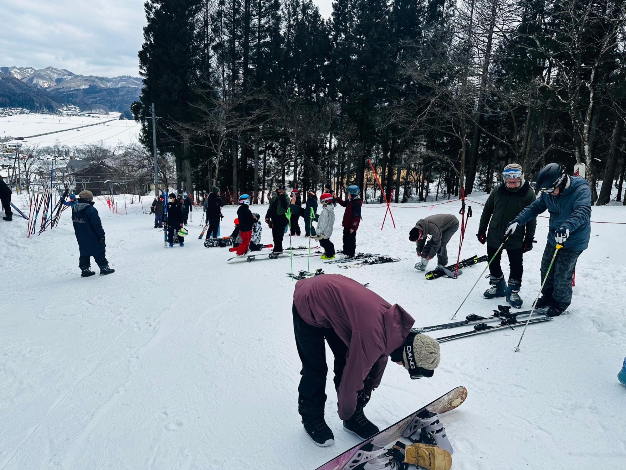 白馬南小学校【裏山スキー場】体験会