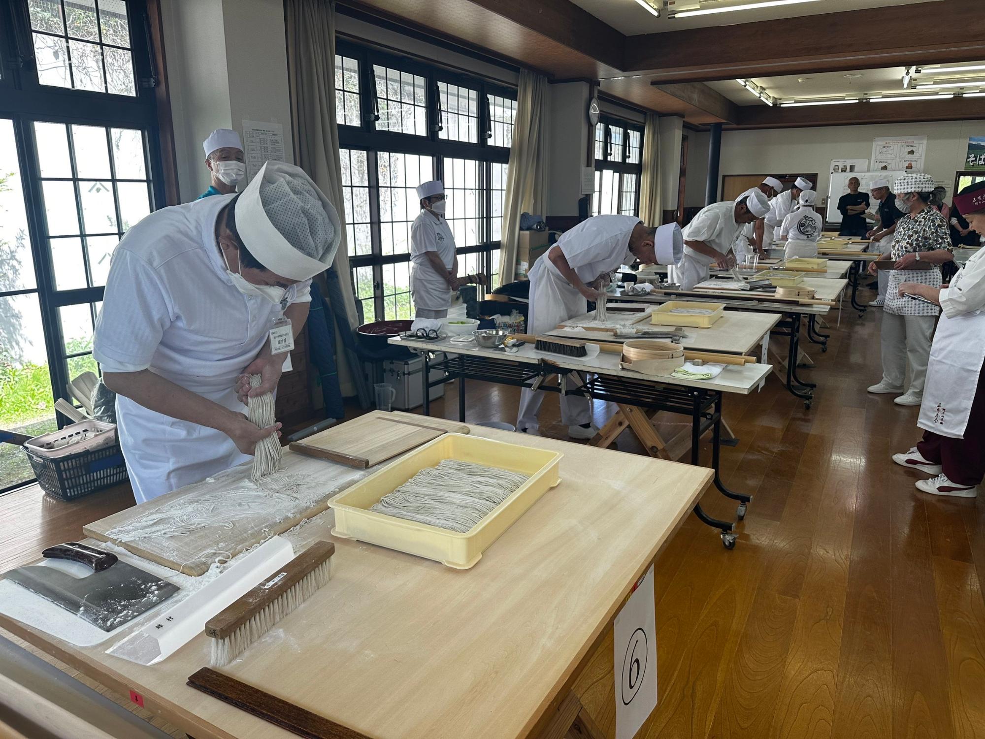 全麺協中日本支部そば打ち技術研修会