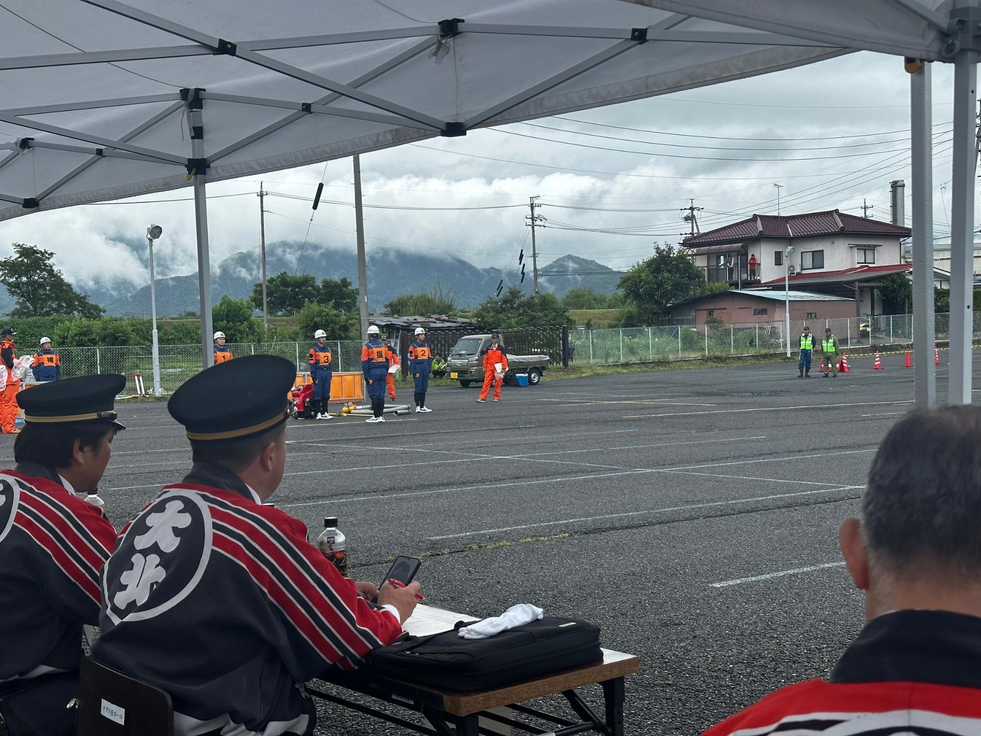大北消防ポンプ操法大会
