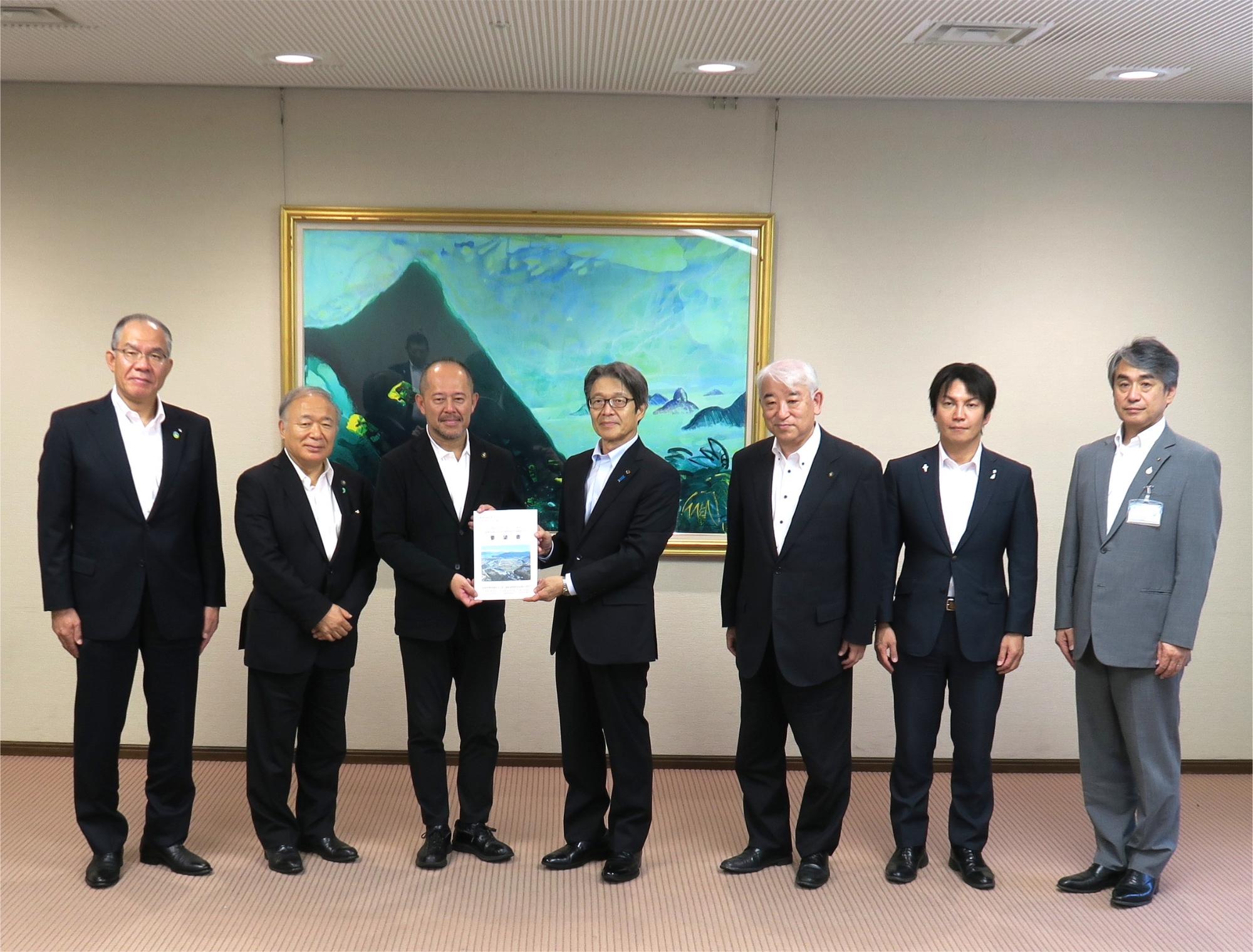 松糸道路整備促進期成同盟会の合同要望