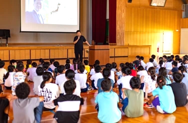 白馬南小学校のカーボンニュートラルの取組を視察