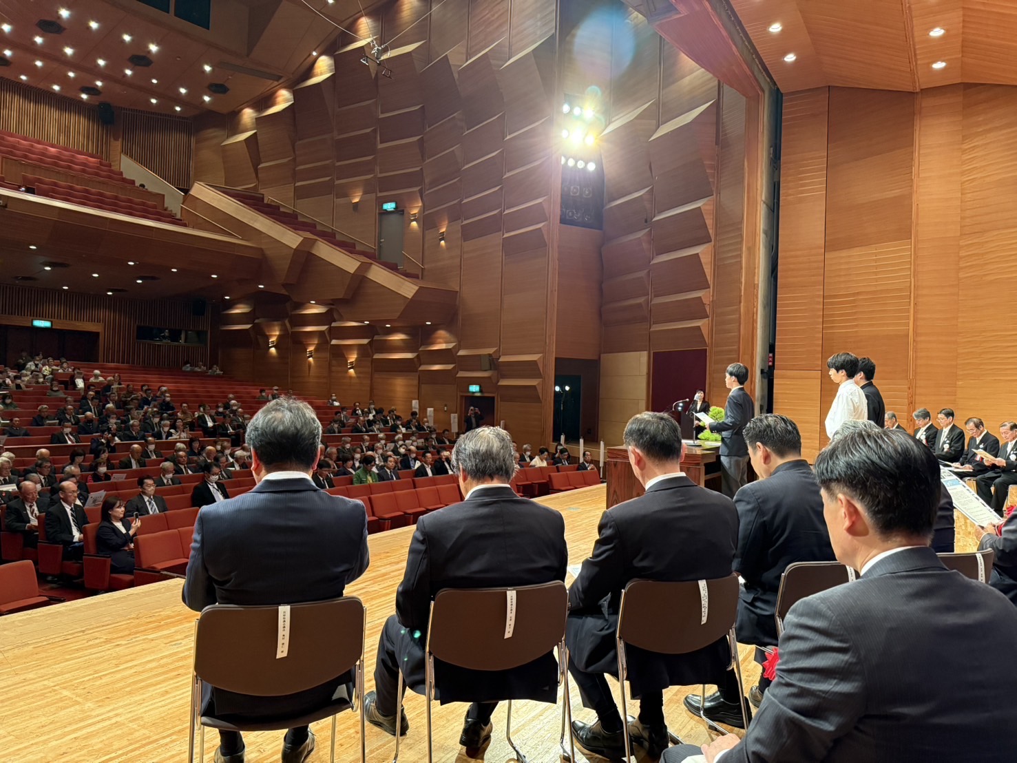 大町市市政70周年記念式典