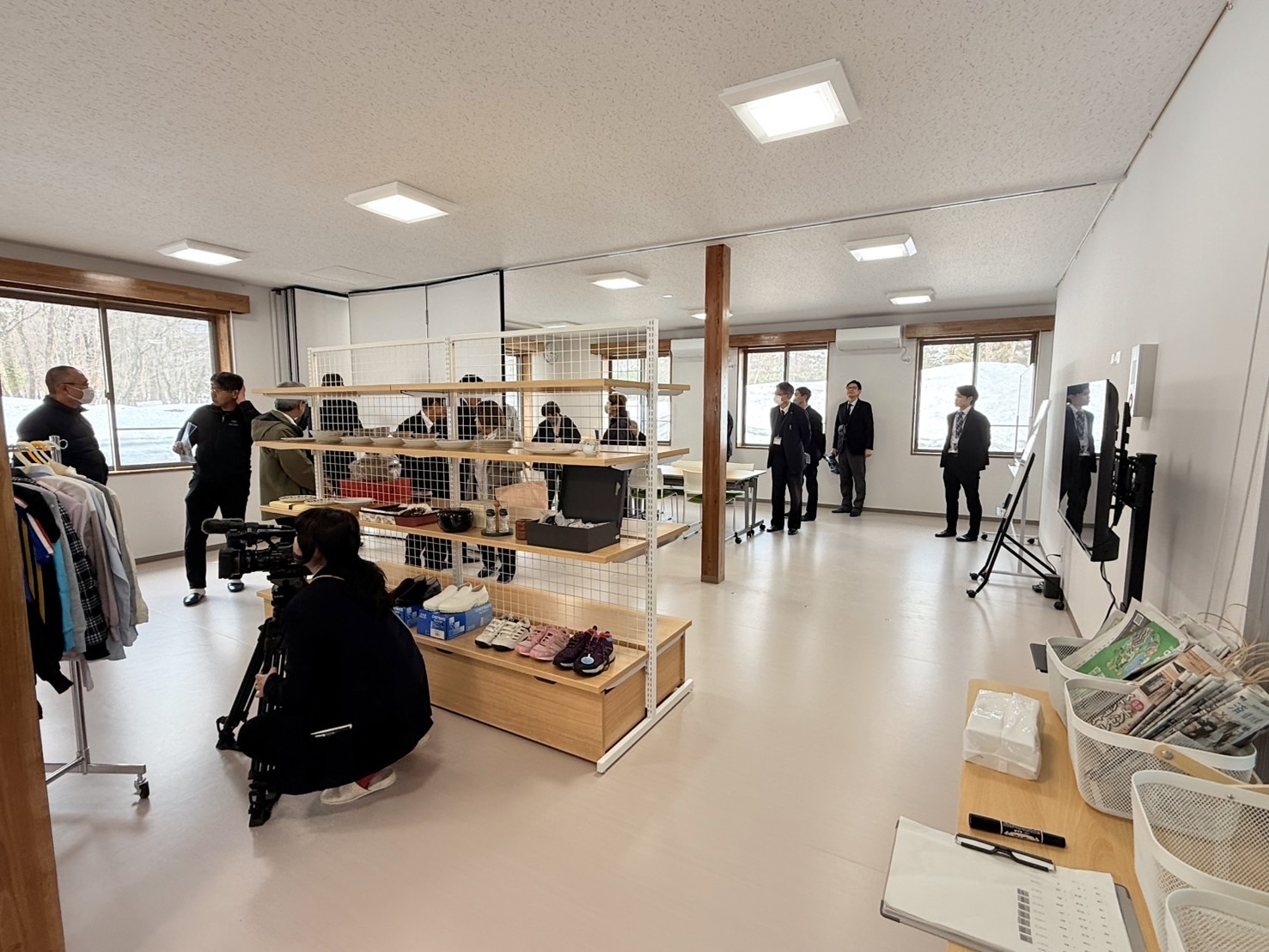「白馬リサイクルプラザ」の関係者内覧会