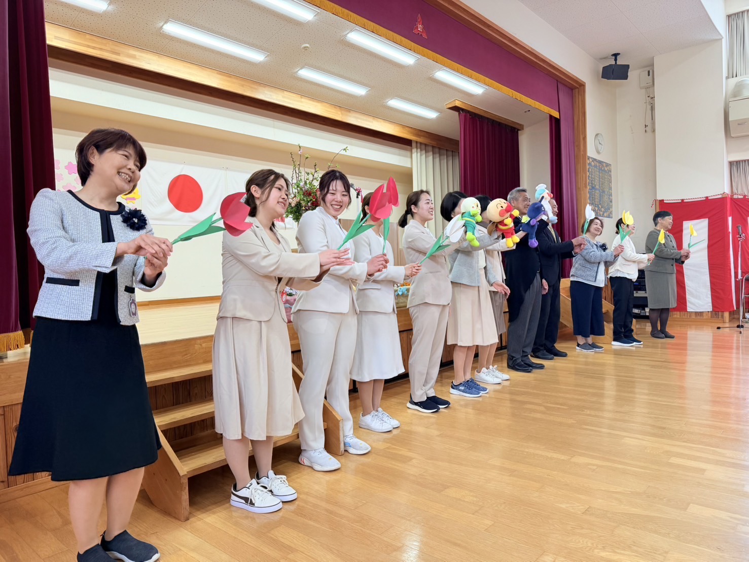 信学会白馬幼稚園の入園式