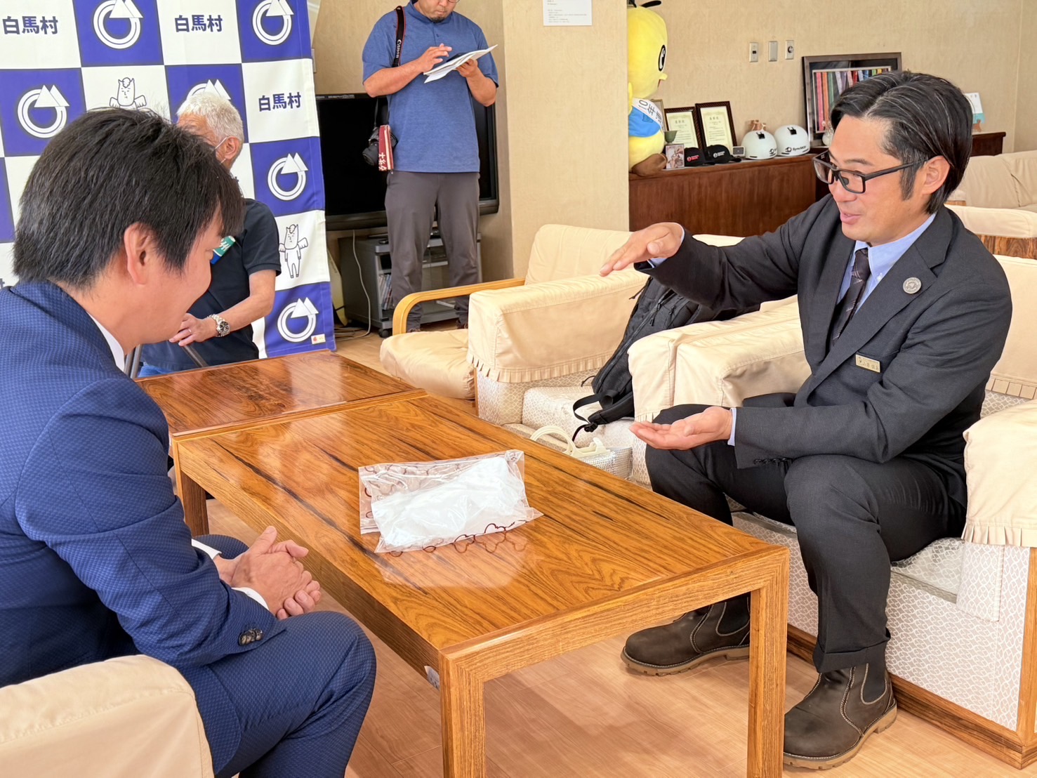 南極地域観測隊に隊員として参加された白馬村の山岸慎英さん