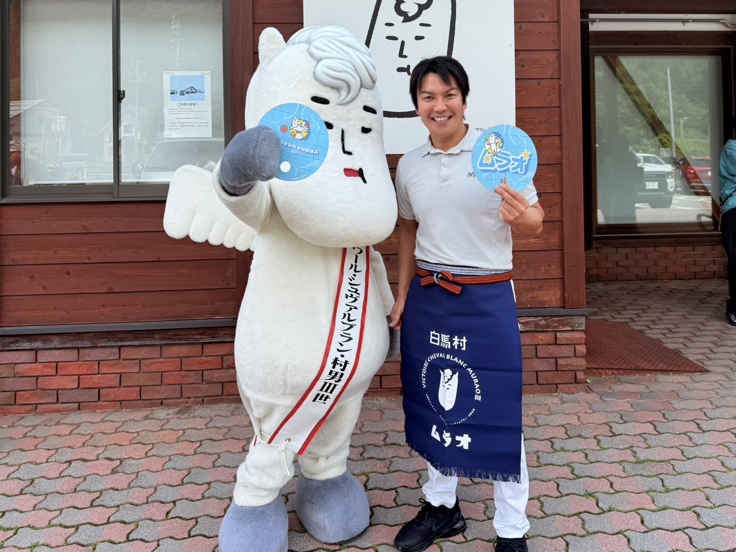 道の駅白馬でムラオフェアがスタート
